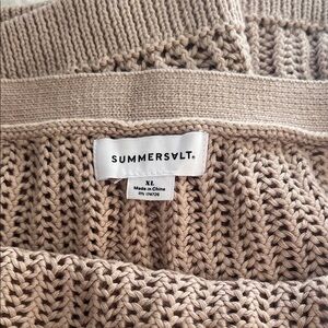 Summersalt Women's Halter Neck Dress in Beige